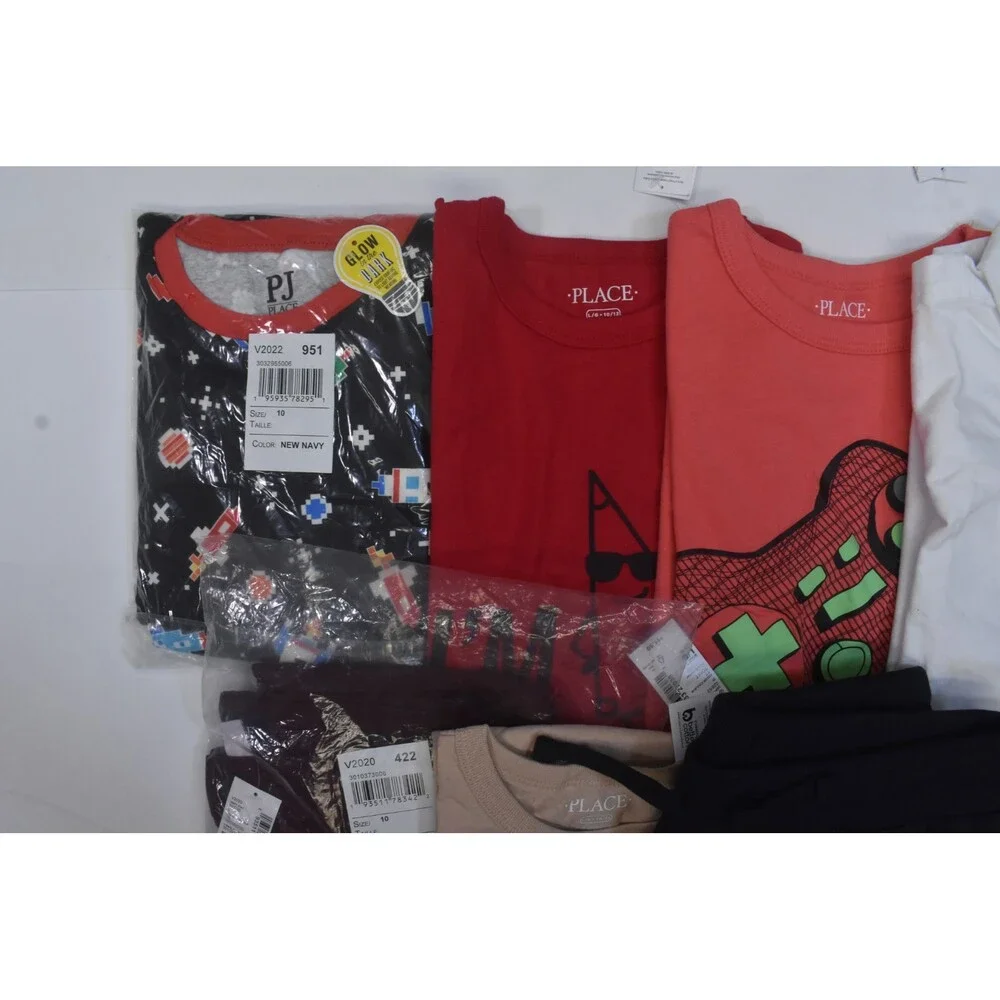 The Childrens Place Bulk Lot Of 10 Boys Size Large 10/12 Mix Season Tops Bottoms